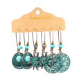 thumbnail image 4 of Juego de 3 pares de pendientes bohemios Hugo de joyería vintage Estilo A, 4 of 8