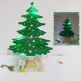 thumbnail image 1 of CNKOO Christmas Decorations Mini Desktop Christmas Tree Ornaments Shiny Christmas Tree With Lights, 1 of 4