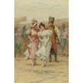thumbnail image 3 of Frederik Hendrik Kaemmerer 11x14 Black Modern Framed Museum Art Print Titled - The Fete at St. Cloud, 3 of 5