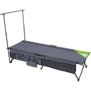 Coleman Extra Wide Pack Away Camping Cot With Side Table Walmart Com Walmart Com