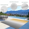 thumbnail image 6 of Outdoor Rug 5x8 ft Yellow Gray Gradient Waterproof Outdoor Patio Rug Mat Non Slip Outside Area Rugs Carpet for RV,Camping,Porch,Deck,Pool,Balconybackyard,Abstract Watercolor, 6 of 9