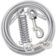 thumbnail image 2 of Dog Tie Out Cable Dog Runner for Yard Steel Wire Dog Leash with Superior Spring Large Dog Running in, 2 of 5