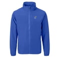 thumbnail image 2 of Men's Cutter & Buck  Royal Kansas Jayhawks Alumni Logo Charter Eco Knit Recycled Full-Zip Jacket, 2 of 3