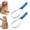 2PCS, variant on EVHRZN Dual Sided Shedding Blade for Cats & Dogs, Stainless Steel Shedding Blade Deshedding Tool, Curry Comb Pet Grooming Brush for Loose Hair Removal on Short & Long Coats