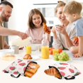 thumbnail image 7 of Dailycode Reusable Ziploc Bags Leakproof Sandwich Snack Freezer Bags Cartoon Strawberry 3 pack, 7 of 7