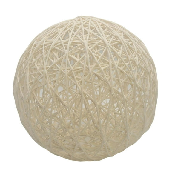 Pendant Light Shade Basket Hanging Rattan Ball Lampshade for White