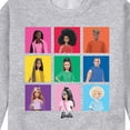 thumbnail image 3 of Barbie Pride - Pride Squares  - Men's Crew Neck Fleece Pullover, 3 of 5