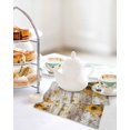 thumbnail image 4 of Farmhouse Sunflower Kitchen Dish Towels for Drying Dishes Set of 2, Vintage Daisy Butterflies Rustic Wood Waffle Weave Microfiber Hand Tea Bathroom Towels Quick Dry & Absorbent Towel 12x12, 4 of 7