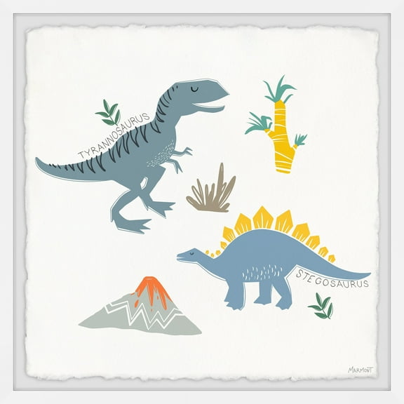 Marmont Hill Dino Day Out Framed Wall Art