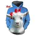 thumbnail image 4 of Sudadera con capucha con estampado de ovejas divertidas y personalidad para hombre, moda informal, unisex, estampado 3D de animales, sudaderas gráficas, tops, 4 of 5