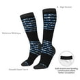 thumbnail image 4 of Pofeuu Navy Camouflage American Flag Print Stockings, Adult Running Hiking Socks for Youth and Adult, 4 of 6