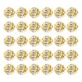 thumbnail image 1 of Miangastore 30pcs Loose Spacer Beads Crystal Rhinestones Spacer Beads for Jewelry Making, 1 of 8