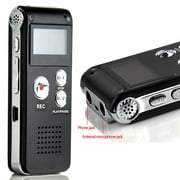 Handheld Digital Voice Recorder Dictaphone Audio Sound Recorder Mini Lecture US