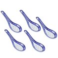 thumbnail image 1 of 5pcs Practical Ceramic Spoon Multi-function Chinese Style Scoop Porridge Spoon Tableware Soup Spoon for Home Restaurant, 1 of 4