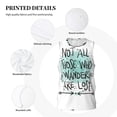 thumbnail image 6 of Easygdp Not All Who Wander Are Lost1 Men's Mesh Basketball Jersey Quick Drying Sleeveless Shirts Fitted Muscle Tank Tops Sport Round Neck T-Shirt - XX-Large, 6 of 9