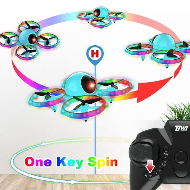 Drone MotionGrey modèle A pour débutants, télécommande pour adultes et  enfants, rotation haute vitesse, accélération optique, quadricoptère  Altitude Hold HD (SANS caméra)