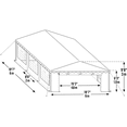 thumbnail image 3 of ShelterLogic Party Tent with Two Double Zipper Doors, 3 of 4