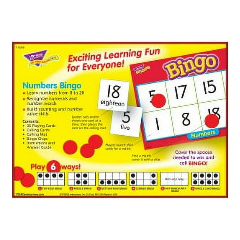 Trend Numbers Bingo Learning Game - Theme/Subject: Learning - Skill Learning: Number - 4-7 Year Trend Numbers Bingo Learning Game - Theme/Subject: Learning - Skill Learning: Number - 4-7 Year