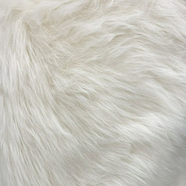Shason Textile Luxury Faux Fur Polar Bear - Long Pile, Ivory - Walmart ...