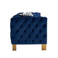 thumbnail image 4 of Chesterfield Modern Tufted Velvet Living Room Sofa, 84.25" Wide Blue Couch for Stylish Home Decor, 4 of 7
