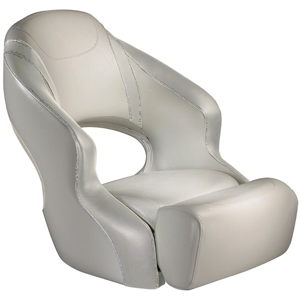 Attwood Aergo Fully Upholstered Boat Seat with FlipUp Bolster