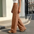 thumbnail image 5 of Samdudou Girls Wide Leg Capri Sweatpants Elastic Waist Cropped Lounge Trousers Casual Baggy Athletic Bottoms with Pockets for Summer Vacation Size 1-9 Years, 5 of 7