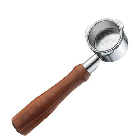 

Coffee Machine Handle Fine Mesh Anti-slide Portafilter Stainless Steel Three-ear Extraction Maker No Bottom Kitchen Shop Type 1