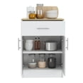 thumbnail image 3 of Nmkwnr 2 Door Pantry Cabinet with 1 Drawer and 2 Shelves, Perfect for Living Room, Kitchen, Dining Room, 3 of 6