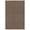 Brown, variant on Home Queen Color World Collection Pet Friendly Indoor Outdoor Area Rug Black - 1.5' x 2.25'