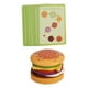 thumbnail image 2 of Juguete de madera para apilar alimentos, juego de comida para preescolar, juego de simulación y aprendizaje para niños. Hamburguesa, 2 of 9