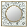 thumbnail image 3 of Aspire Home Accents 6947 Daria Square Wall Mirror, Brown, 3 of 7