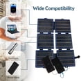 thumbnail image 3 of Solar De 30 Vatios Panel Solar Portátil IPX6 ETFE ETFE Monocristalino Cargador De Panel Solar Plegable Con DC / USB / Type-C Salida 2 Carabinador Para Tabletas De Teléfonos, 3 of 7