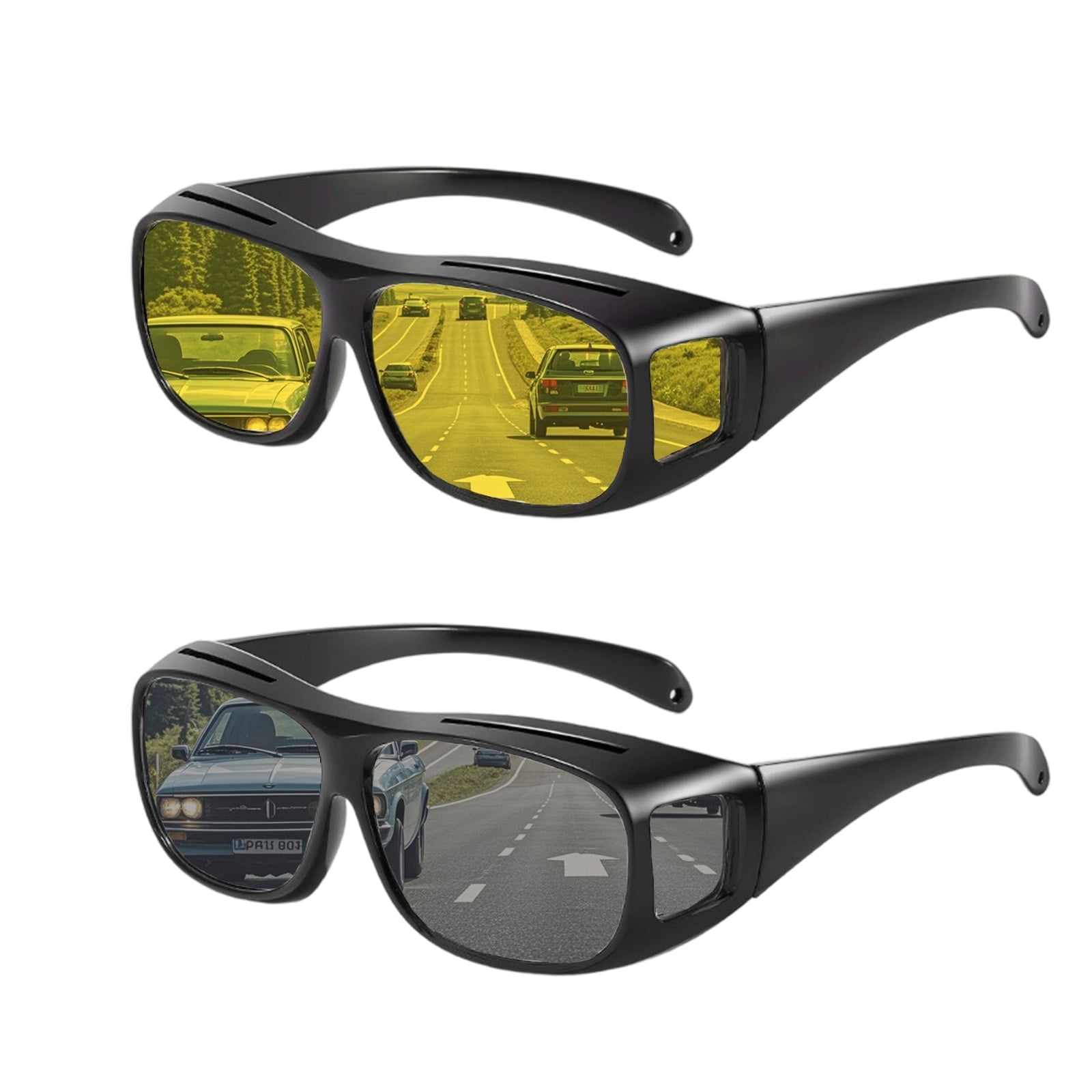 Gargoyles Classic Black Frame Smoke w/Blue Mirror Lens