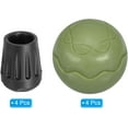 thumbnail image 3 of SHILIU-0.55 Inch Chair Feet Replacement, 4 Pack TPE Outdoor Camping Chair Leg Tips Ball Cap Folding Chair Legs Floor Protectors Stability on Rugged Fit for 0.55"(14mm) Chair Feet, Green, 3 of 4