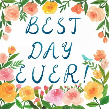Best Day Ever Stretched Canvas - Lings Workshop (24 x
