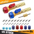thumbnail image 1 of Valve de Climatisation Professionnelle pour Automobile, Kit d'Outils Haute Basse Pression Assure une Maintenance Fluide du Système R134A R1234Yf pour une Fonctionnalité Ac Efficace, 1 of 5