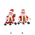 thumbnail image 4 of Billuyoard Juguete Musical eléctrico de Papá Noel para Navidad, giratorio, portátil, para cafetería, restaurante, decoración decorativa, Kits de decoración para fiestas sin bolsa, 4 of 6