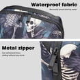 thumbnail image 4 of Skeleton Electronic Organizer Travel Case, Oxford Fabric Waterproof PC Case Cable Organizer Cord and Cable Organizer Electronic Travel Case Organizer, 5.9x9.44x3.14 in, 4 of 6