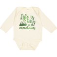 thumbnail image 3 of Inktastic Life's Better Mountains Girls Long Sleeve Baby Bodysuit, 3 of 5