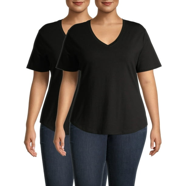 terra & sky v neck t shirt