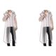 thumbnail image 3 of Capa de lluvia unisex Bearachild Poncho Impermeable EVA Blanco XL 2Conjunto, 3 of 6