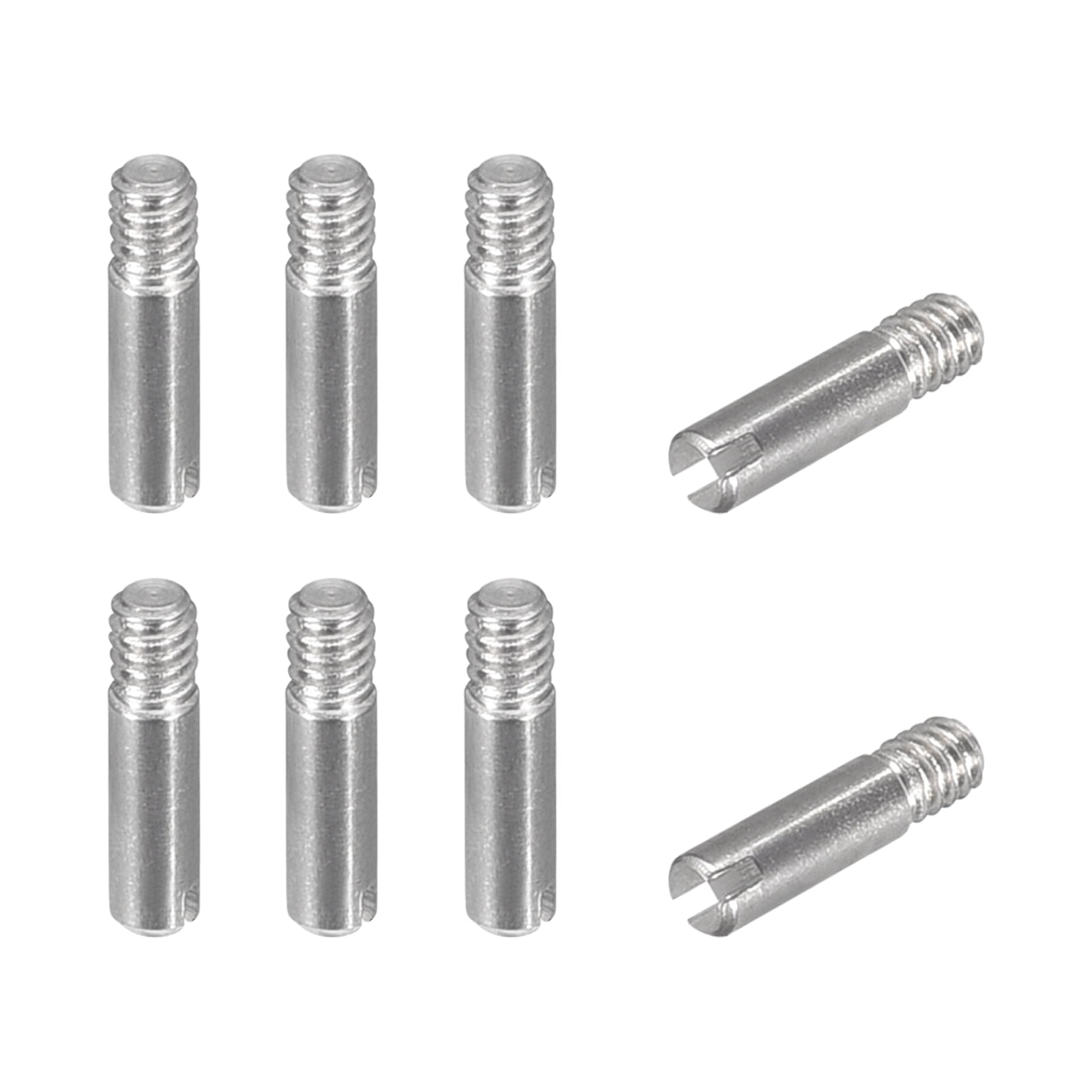 Lot De 10 Axes Cylindriques M4x18mm En Acier Inoxydable 304 - Avec Anneau De Retenue