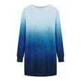 thumbnail image 4 of Fankiway Liquidation Robes à Manches Longues Mode Féminine Manches Longues Imprimé Col Rond Dames Sortie de Vacances Longue Robes Femmes Grande Taille Liquidation, 4 of 5