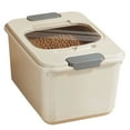 thumbnail image 1 of Airtight Pet Food Storage Container with Clear Lid and Measuring for Dry Food Baking Flour Rice Pantry Kitchen Cereal Organization, 1 of 4