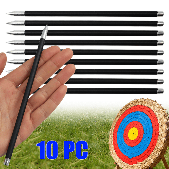 Clianle Crossbow Bolts,6.5 Inch Mini Crossbow Arrows for Adults Hunting Shooting Practice (10 Pack)