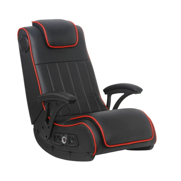 X Rocker Wireless Gaming Chair Rocker X Rocker Pro Series H4 2.1 Dual Wireless and Bluetooth Floor Rocking ...