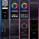 thumbnail image 5 of Tira de LED superbrillante de 3M [Control inteligente de aplicación] Tira de LED RGB Bluetooth 5050 multicolor Sincronización de música/voz Cambio de color para iluminación del hogar Decoración de, 5 of 5