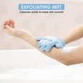 thumbnail image 5 of 2 Pairs  Bath Gloves for Shower Natural Loofah Exfoliating Wash Gloves for Body and Face, Dead Skin Remover, Double Sided Microfibre Shower Body Gloves for Adults and Kids, 5 of 7