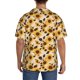 thumbnail image 3 of Balery Vintage Plaid Cute Sunflower Camisa Casual de Manga Corta con Botones para Hombre, Texturizada, Estilo Cubano, para Playa, Verano-X-Large, 3 of 5