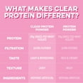 thumbnail image 6 of Clean Simple Eats Clear Whey Protein Powder, Pink Burst, Gluten Free, Zero Added Sugars, No Artificial Ingredients, 20g Protein, 1.24 lb, 20 Servings, 6 of 9